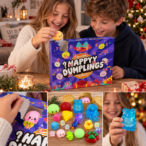 Årets store Squishy-kalender 2026 🎄✨