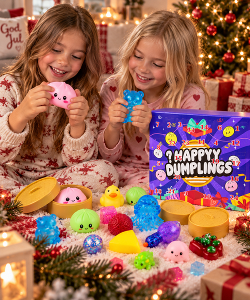 Årets store Squishy-kalender 2026 🎄✨