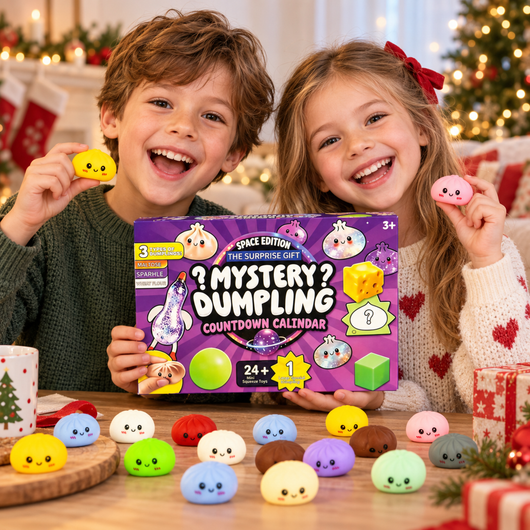 Årets lille Squishy Dumpling-kalender – 24 dage med mini-dumplings 🎄