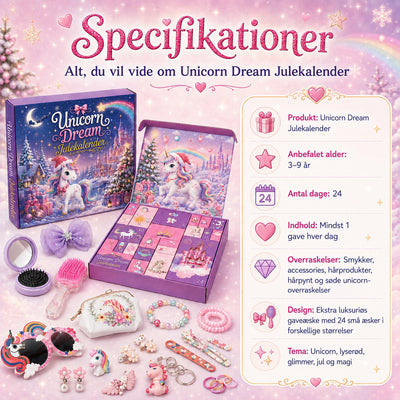 Unicorn Dreams Julekalender