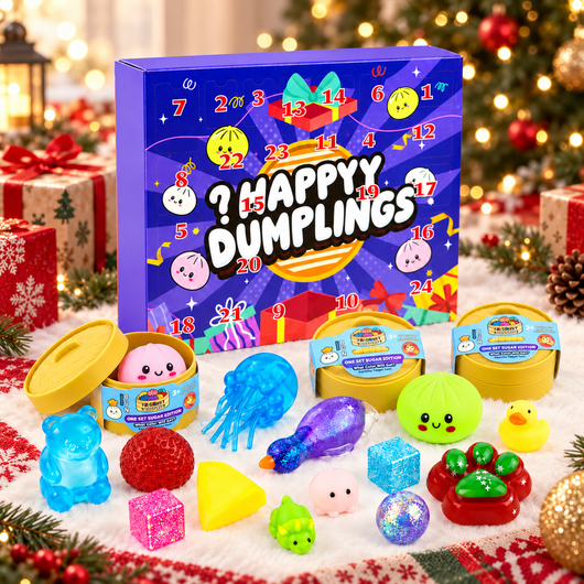 Årets store Squishy-kalender 2026 🎄✨