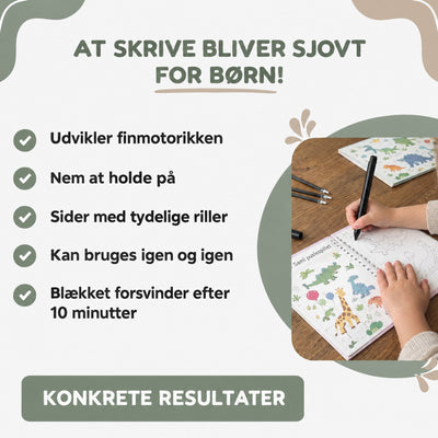 At skrive bliver sjovt for børn